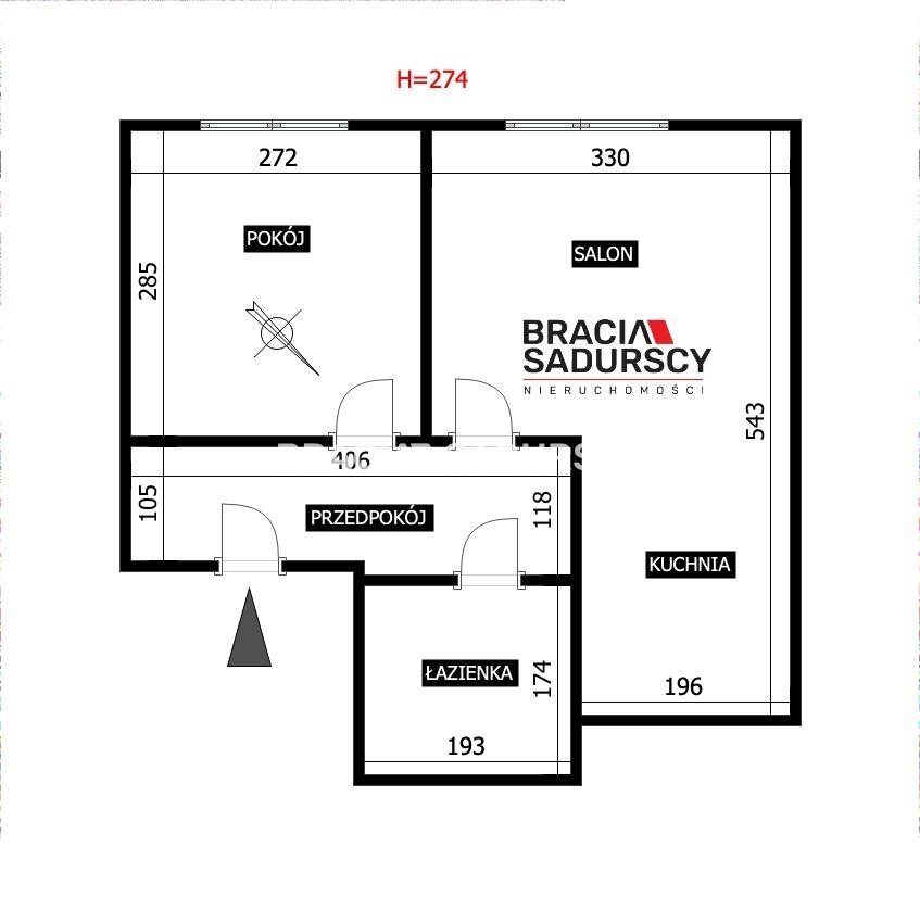 Mieszkanie 2-pokojowe Kraków Prądnik Czerwony, ul. Kwartowa. Zdjęcie 3