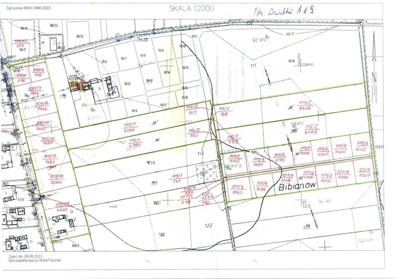 Działka budowlana Bibianów. Zdjęcie 2