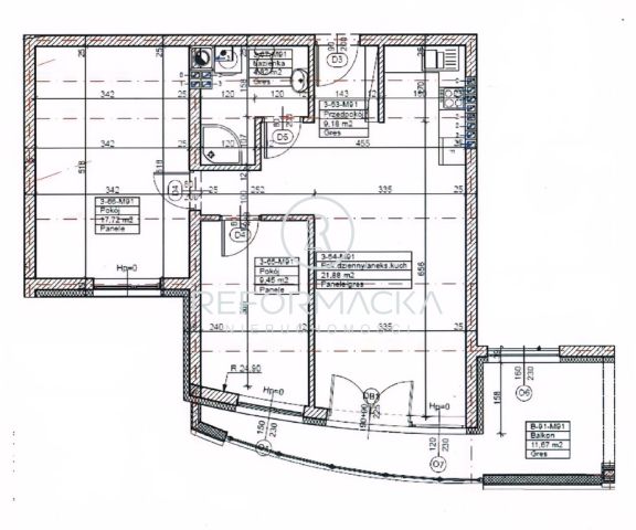 Mieszkanie 3-pokojowe Rzeszów Drabinianka, ul. Strażacka. Zdjęcie 16