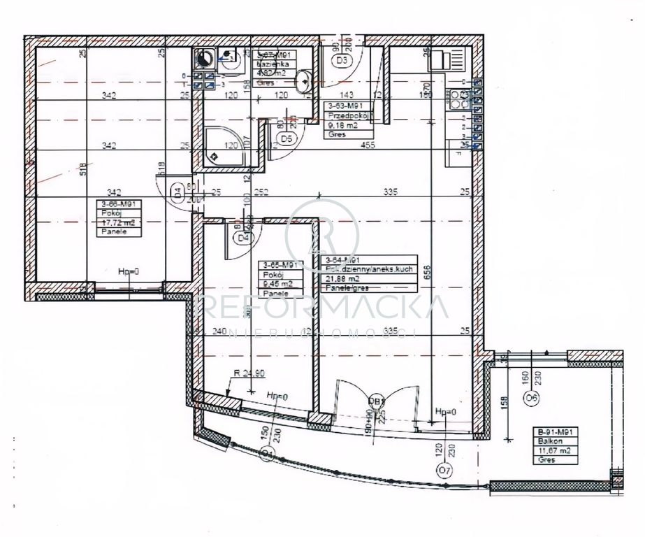 Mieszkanie 3-pokojowe Rzeszów Drabinianka, ul. Strażacka. Zdjęcie 16