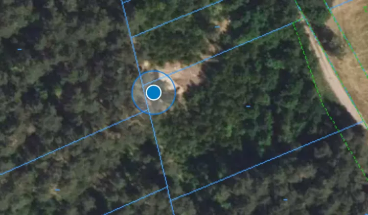 Działka leśna Markowo-Wólka