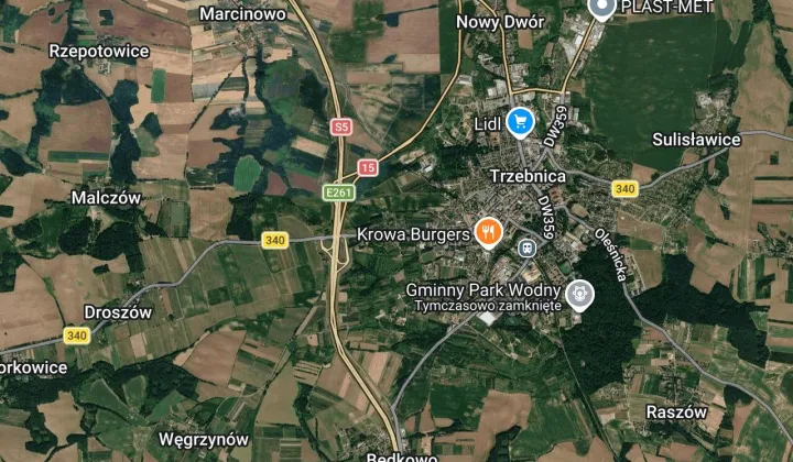 Działka rod Trzebnica, ul. Obornicka