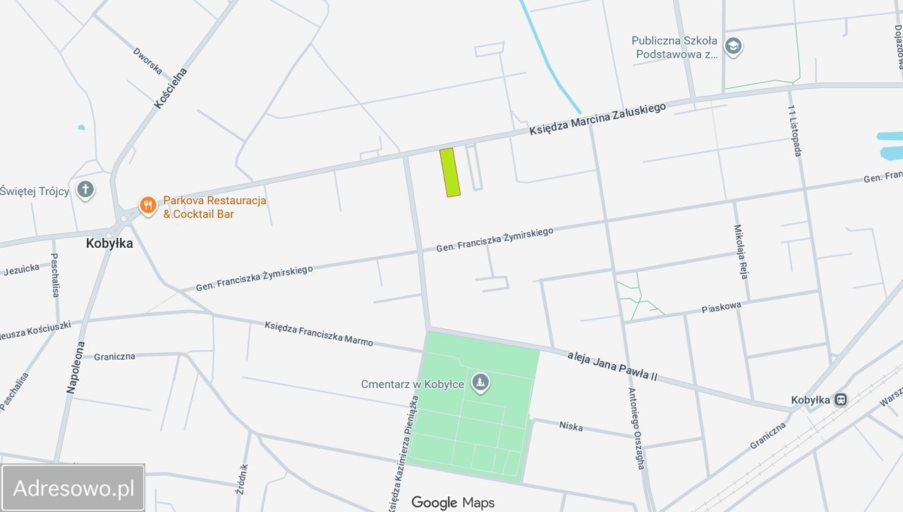 Działka budowlana Kobyłka, ul. ks. Marcina Załuskiego. Zdjęcie 4