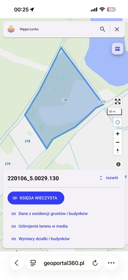 Działka rolno-budowlana Węgorzynko. Zdjęcie 7