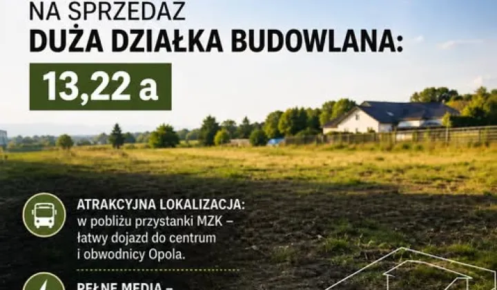 Działka budowlana Opole Wróblin, ul. Gawędy