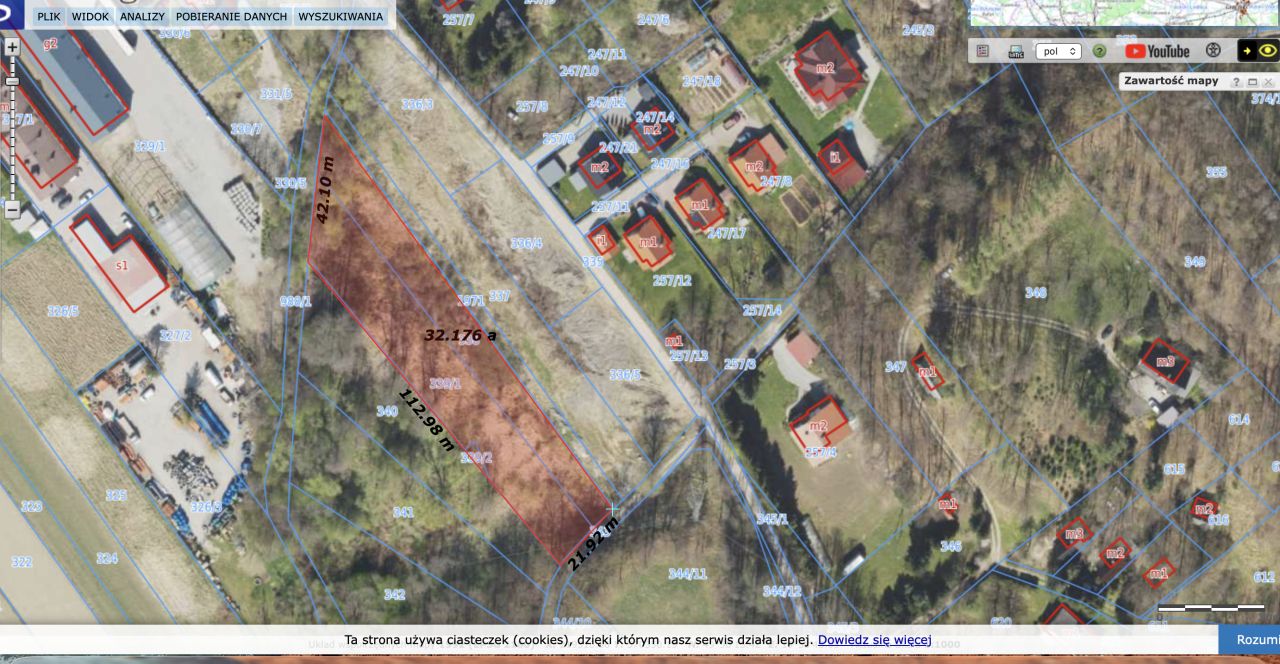 Działka budowlana Osieczany. Zdjęcie 3