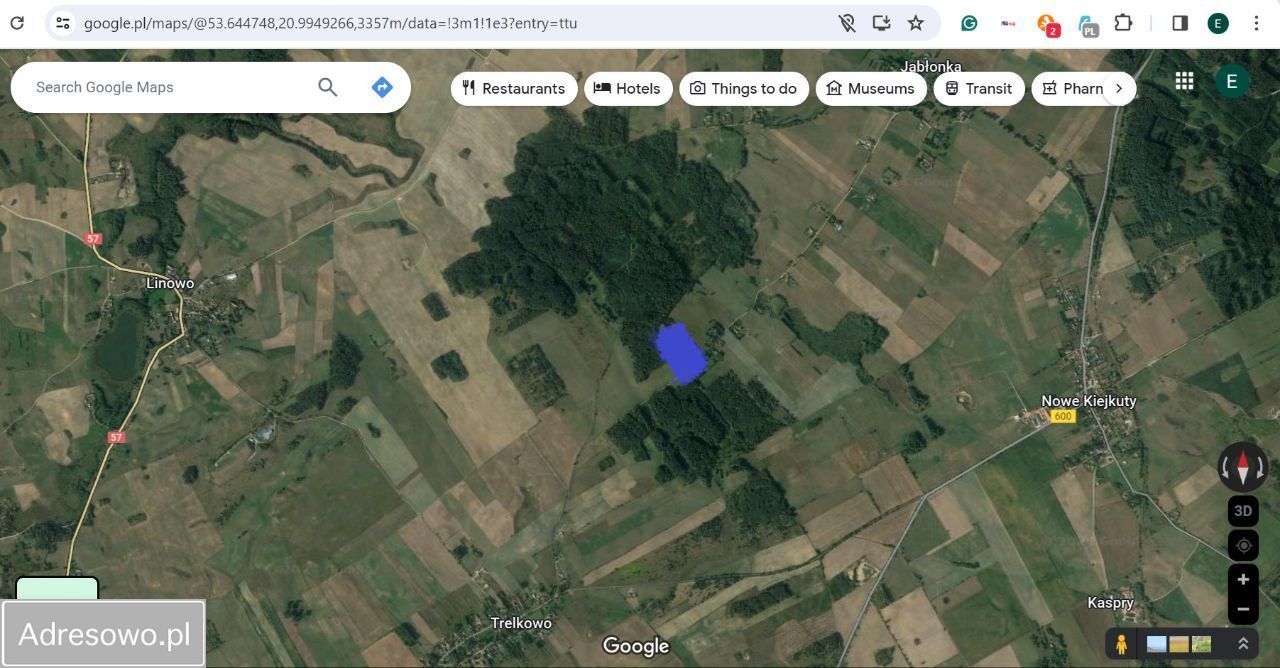 Działka rolno-budowlana Trelkowo. Zdjęcie 3