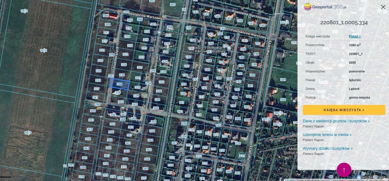 Działka budowlana Lębork, ul. Podchorążych. Zdjęcie 5