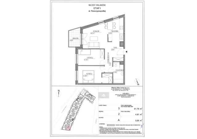 Mieszkanie 3-pokojowe Warszawa Wilanów, ul. Herbu Janina. Zdjęcie 28