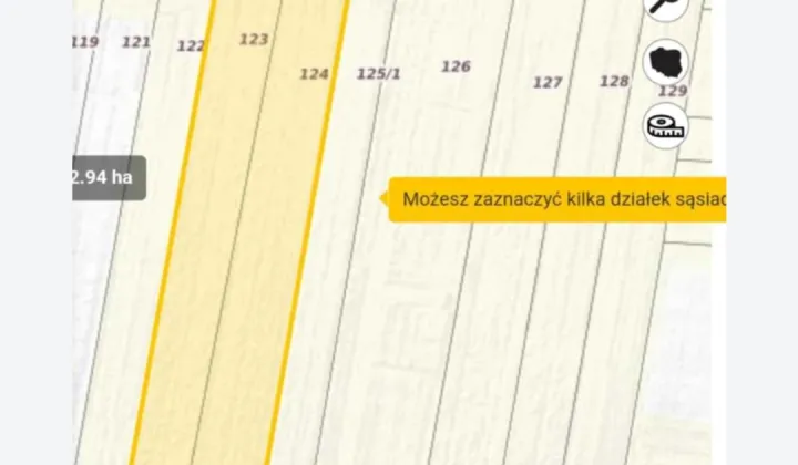 Działka rolno-budowlana Kozieniec Korczonek