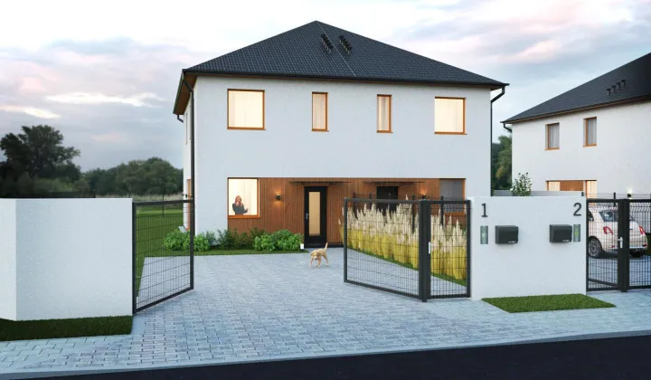 bliźniak, 4 pokoje Bychlew, Wschodnia