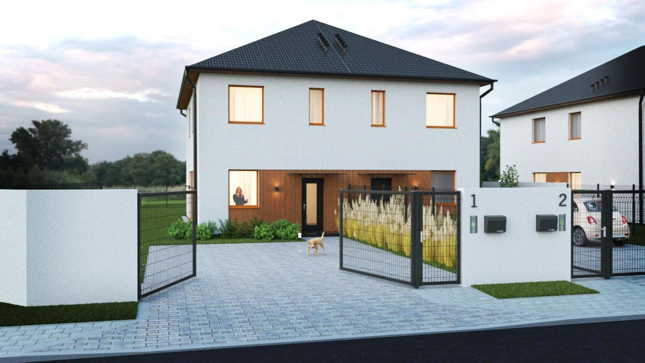 bliźniak, 4 pokoje Bychlew, Wschodnia. Zdjęcie 1