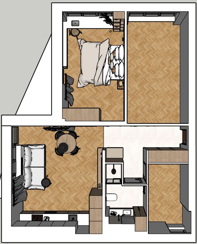 Mieszkanie 4-pokojowe Kraków Krowodrza, ul. Wrocławska. Zdjęcie 16