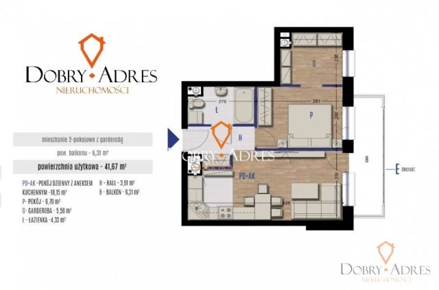 Mieszkanie 2-pokojowe Rzeszów, ul. bł. Karoliny. Zdjęcie 13