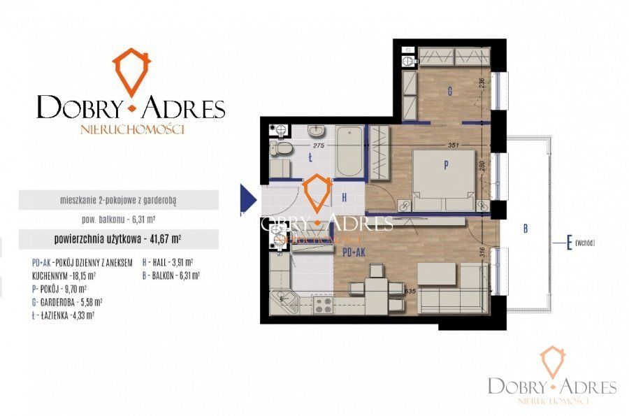 Mieszkanie 2-pokojowe Rzeszów, ul. bł. Karoliny. Zdjęcie 13