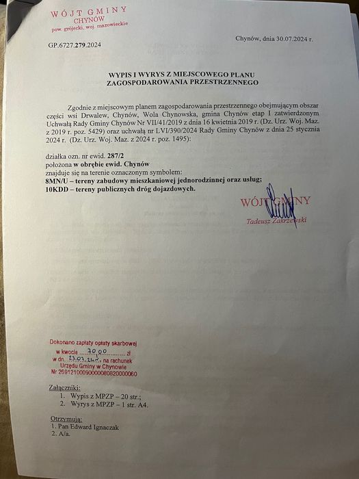 Działka budowlana Chynów. Zdjęcie 4