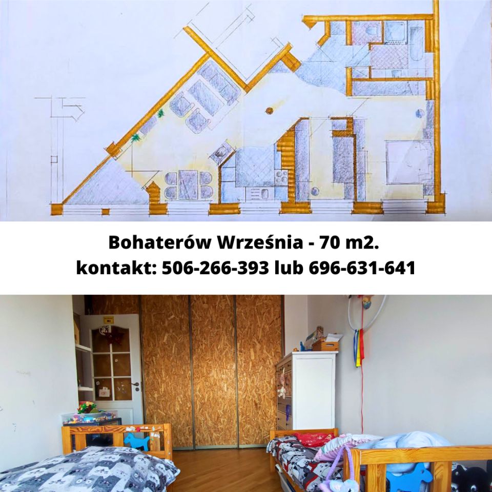 Mieszkanie 3-pokojowe Kraków Mistrzejowice, os. Bohaterów Września. Zdjęcie 9
