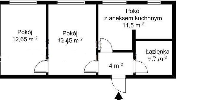 Mieszkanie 3-pokojowe Barczewo, ul. Wojska Polskiego