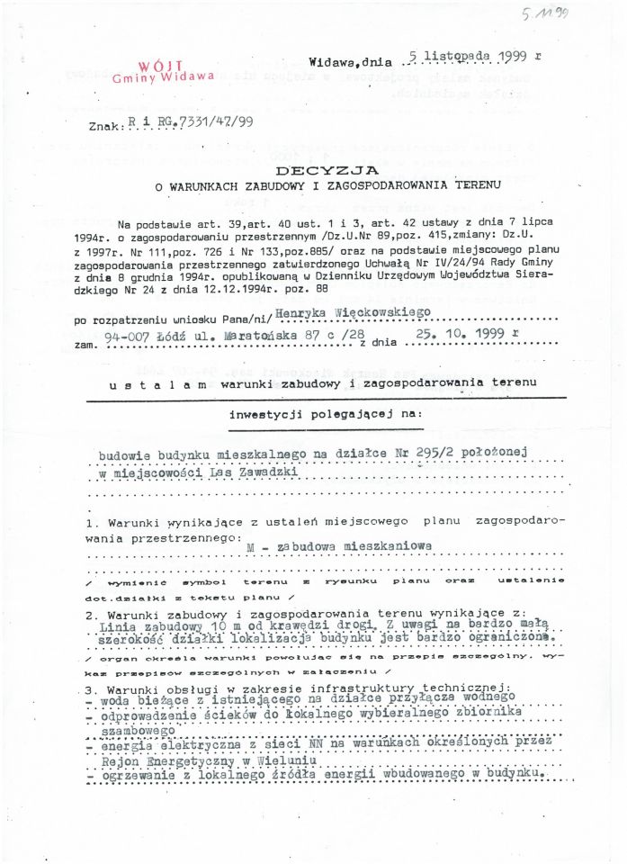 Działka rolna Las Zawadzki. Zdjęcie 3