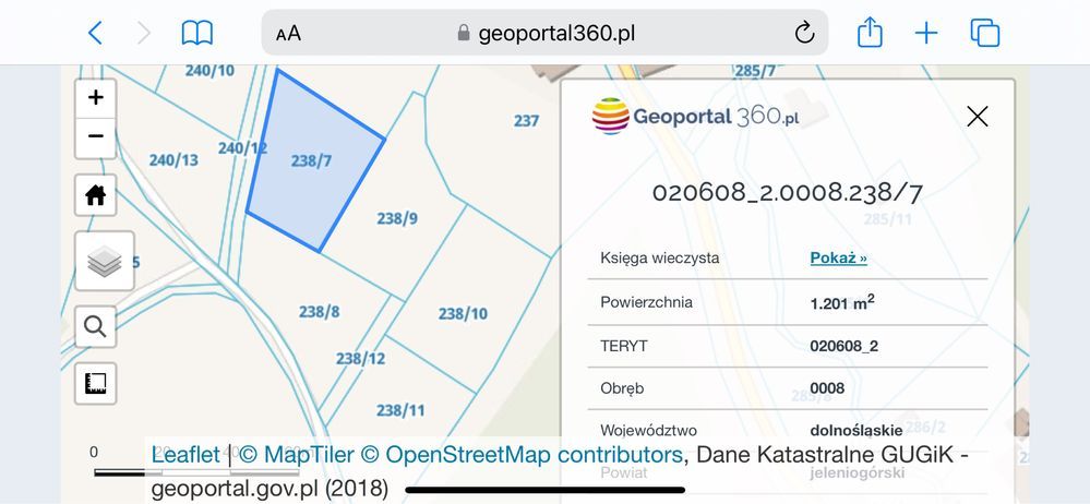 Działka budowlana Staniszów. Zdjęcie 3
