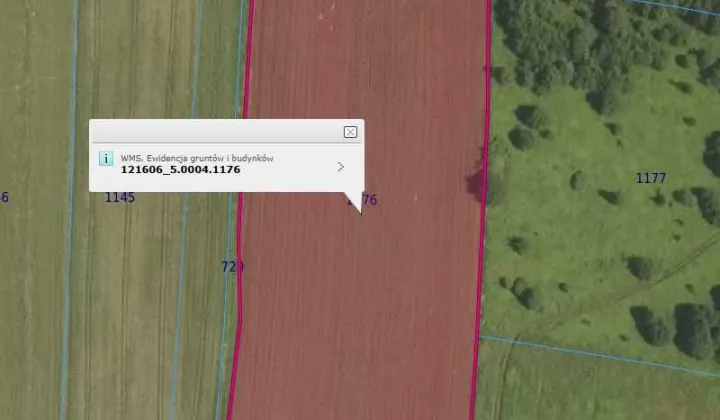 Działka rolna Lubcza