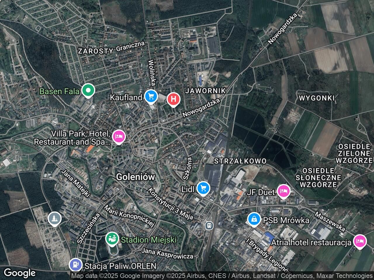 Działka rod Goleniów, ul. Bohaterów Warszawy