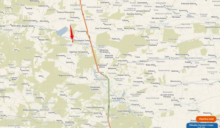 Działka rolna Pańków