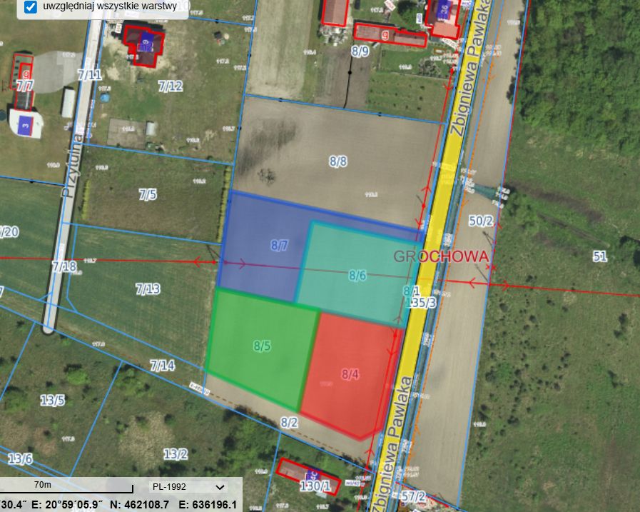Działka budowlana Grochowa, ul. Zbigniewa Pawlaka. Zdjęcie 1