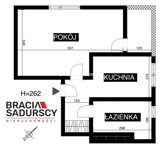 Mieszkanie 1-pokojowe Kraków Prądnik Czerwony, ul. Na Barciach. Zdjęcie 3