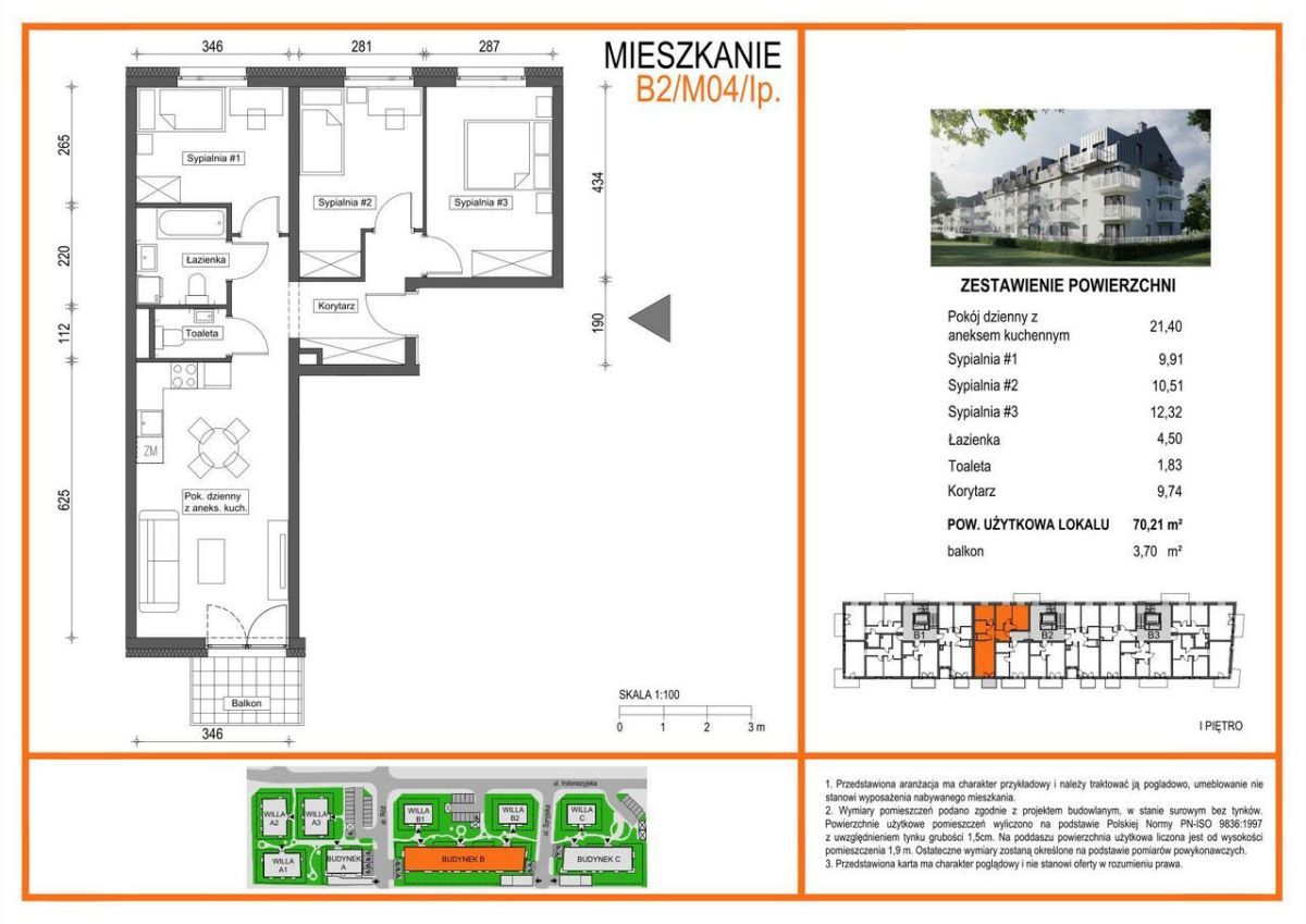 Mieszkanie 4-pokojowe Wrocław Krzyki. Zdjęcie 9