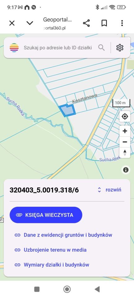 Działka rolno-budowlana Przemocze, ul. Kasztanowa. Zdjęcie 5