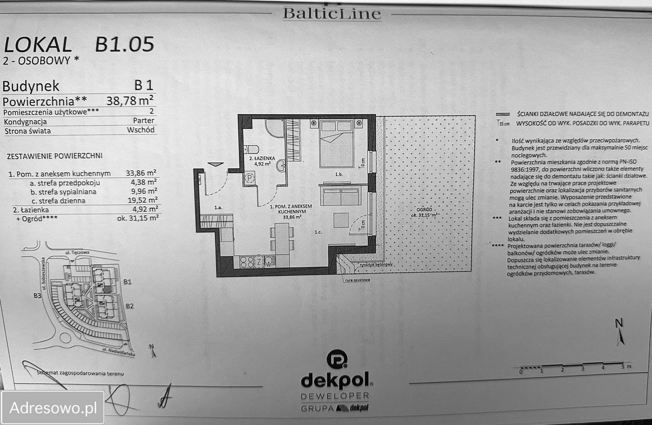 Mieszkanie 2-pokojowe Gdańsk Sobieszewo, ul. Nadwiślańska. Zdjęcie 16