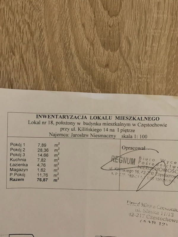 Mieszkanie 3-pokojowe Częstochowa Centrum, ul. Kilińskiego. Zdjęcie 13
