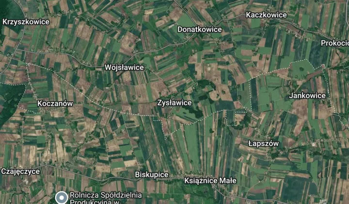 Działka rolna Zysławice