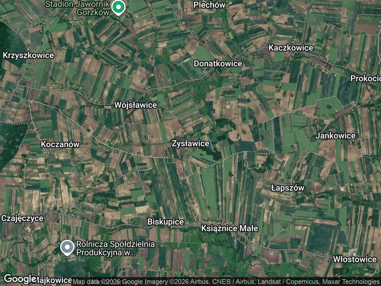 Działka rolna Zysławice. Zdjęcie 1