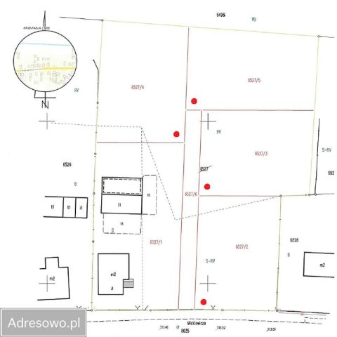 Działka budowlana Chruszczobród, ul. Adama Mickiewicza. Zdjęcie 1