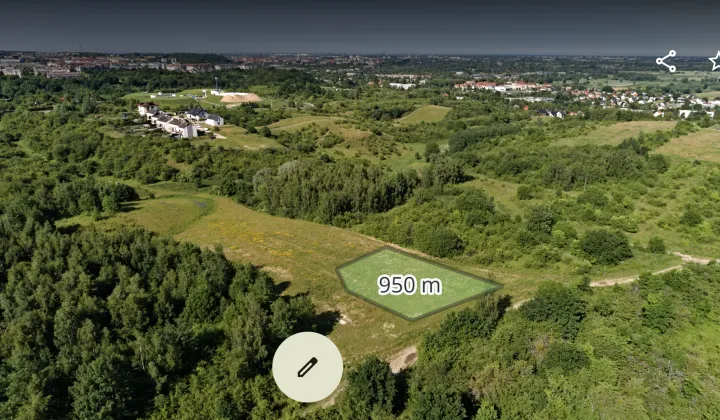 Działka budowlana Gdańsk Orunia Górna, ul. Wolińska