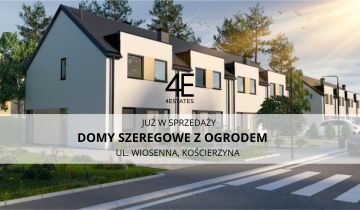 dom szeregowy, 4 pokoje Kościerzyna, Wiosenna