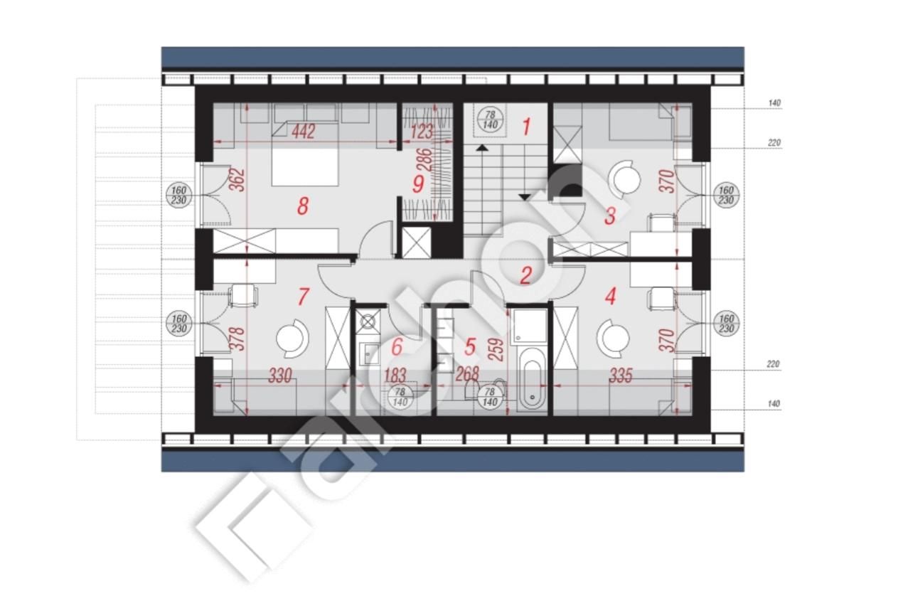 dom wolnostojący Ładna. Zdjęcie 7