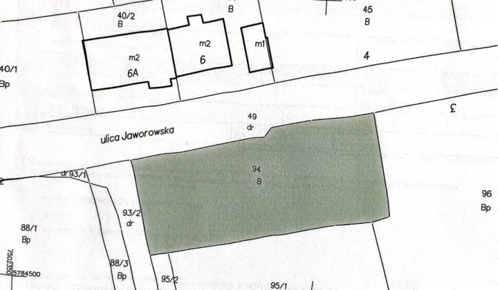 Działka budowlana Warszawa Mokotów, ul. Jaworowska