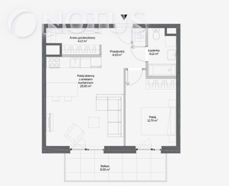 Mieszkanie 2-pokojowe Warszawa Włochy. Zdjęcie 5