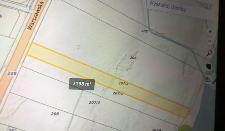 Działka inwestycyjna Grabowo, ul. Warszawska