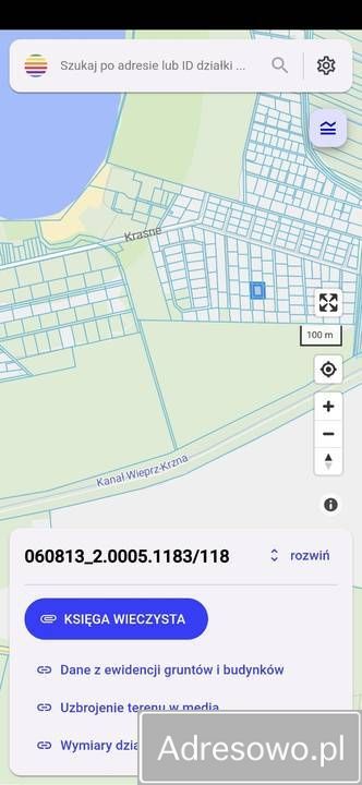 Działka rekreacyjna Krasne. Zdjęcie 3