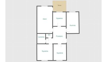 Mieszkanie 4-pokojowe Lublin Czuby, ul. Turkusowa