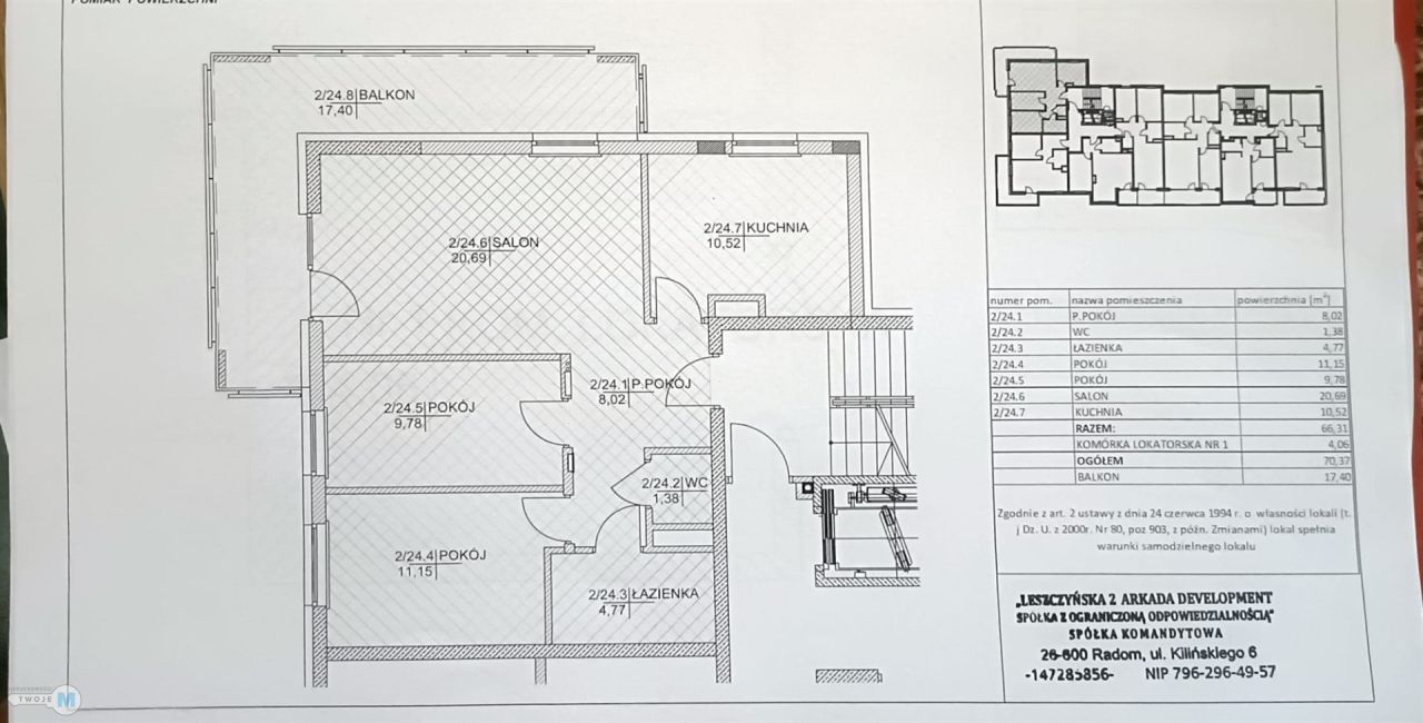 Mieszkanie 3-pokojowe Kielce KSM, ul. Leszczyńska. Zdjęcie 14