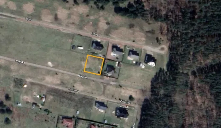 Działka budowlana Rurzyca, ul. Wiejska