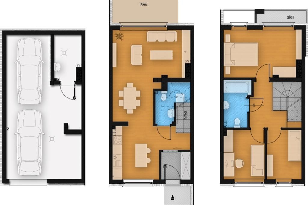 dom szeregowy, 4 pokoje Brzesko Kopaliny, ul. Jasna. Zdjęcie 17