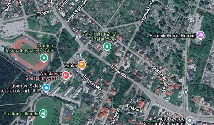 Działka budowlana Kielce Pakosz, ul. Husarska