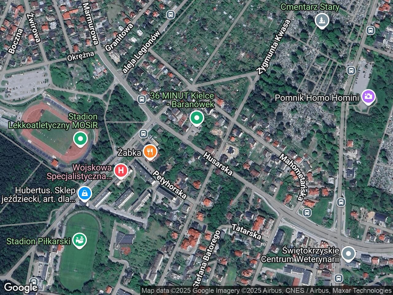 Działka budowlana Kielce Pakosz, ul. Husarska