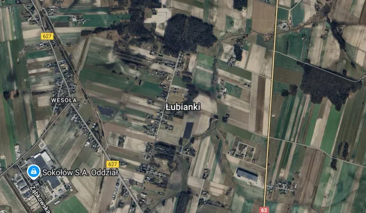 Działka budowlana Łubianki